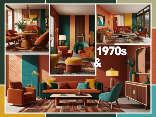 🌀 Le retour des années 70 et 90 : quand le vintage inspire l’agencement contemporain