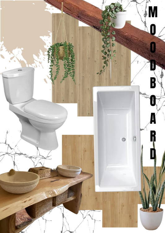 Moodboard Salle de Bain – Inspiration Nature & Minimalisme