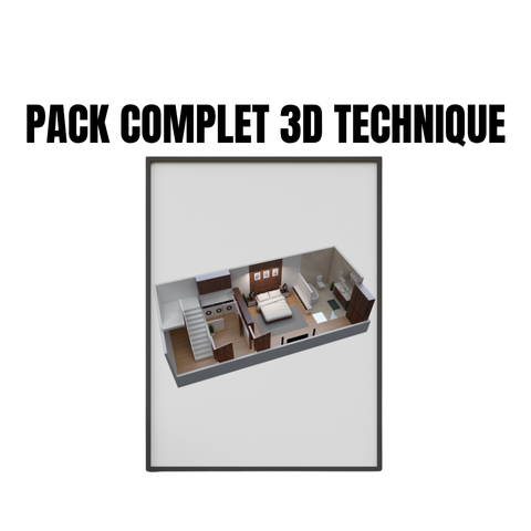 Pack complet 3D technique