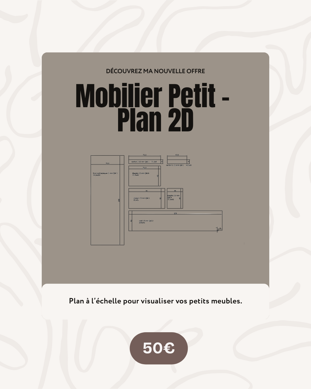 Plan 2D Mobilier Petit