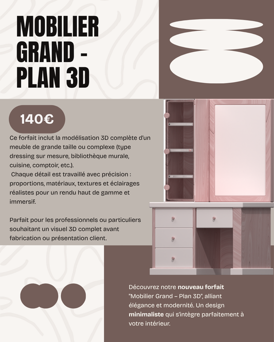 Plan 3D Mobilier Grand